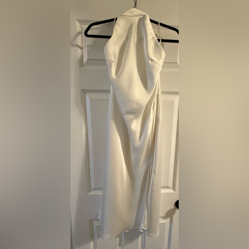 BHLDN Cream Satin Wedding Dress